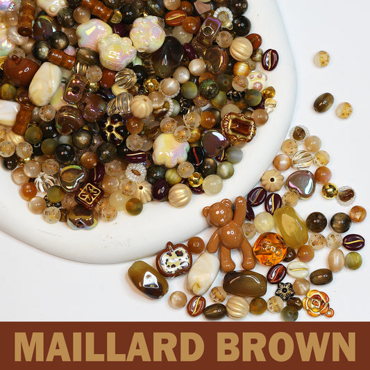 Maillard Brown  Beads  For Bracelet