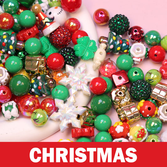 🎄Christmas🎅 Mystery Bead Scoops-Open in Live ：	XMAS beads01