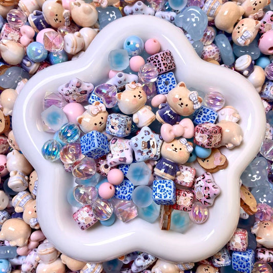 Azure Dream Bear Bead Mix