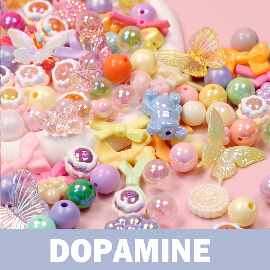 ⚪️Dopamine🟡 Bright low saturation color beads-open in live