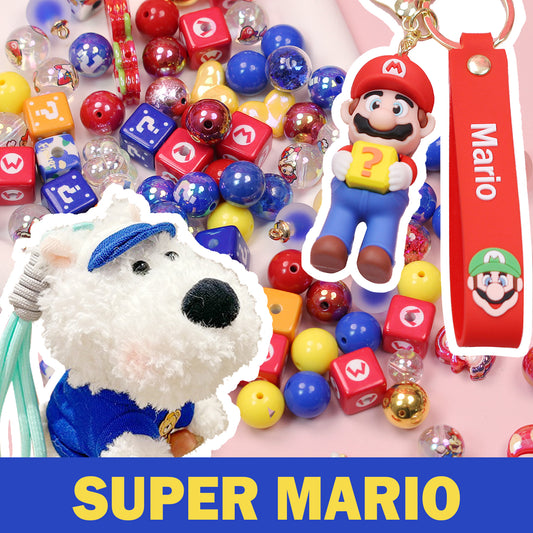 🔵🔴🟡Super Mario beads -open in live