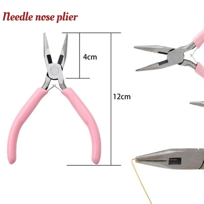 Mini 3 Pliers+Jewelry Findings Jewelry Making DIY SET