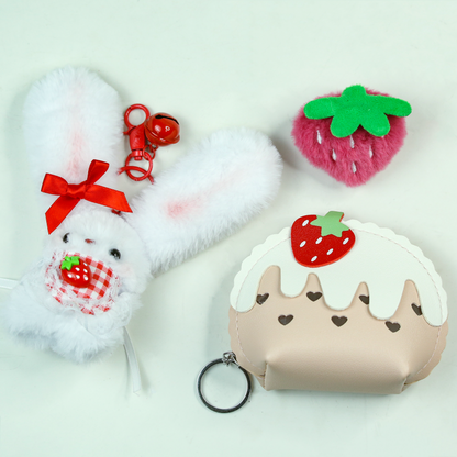 Creamy Strawberry Cake Beads