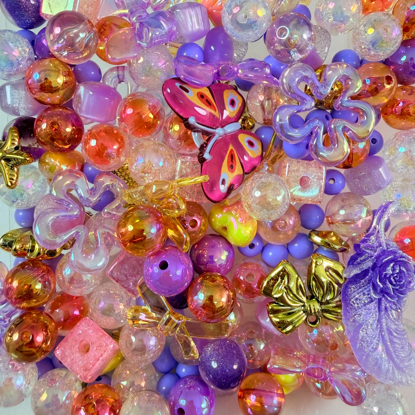 Live-stream mixed acrylic bead sale