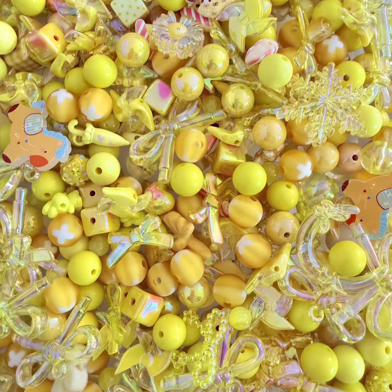 Live-stream mixed acrylic bead sale