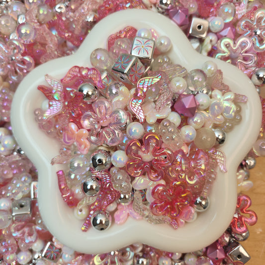 Pink Wings Beads