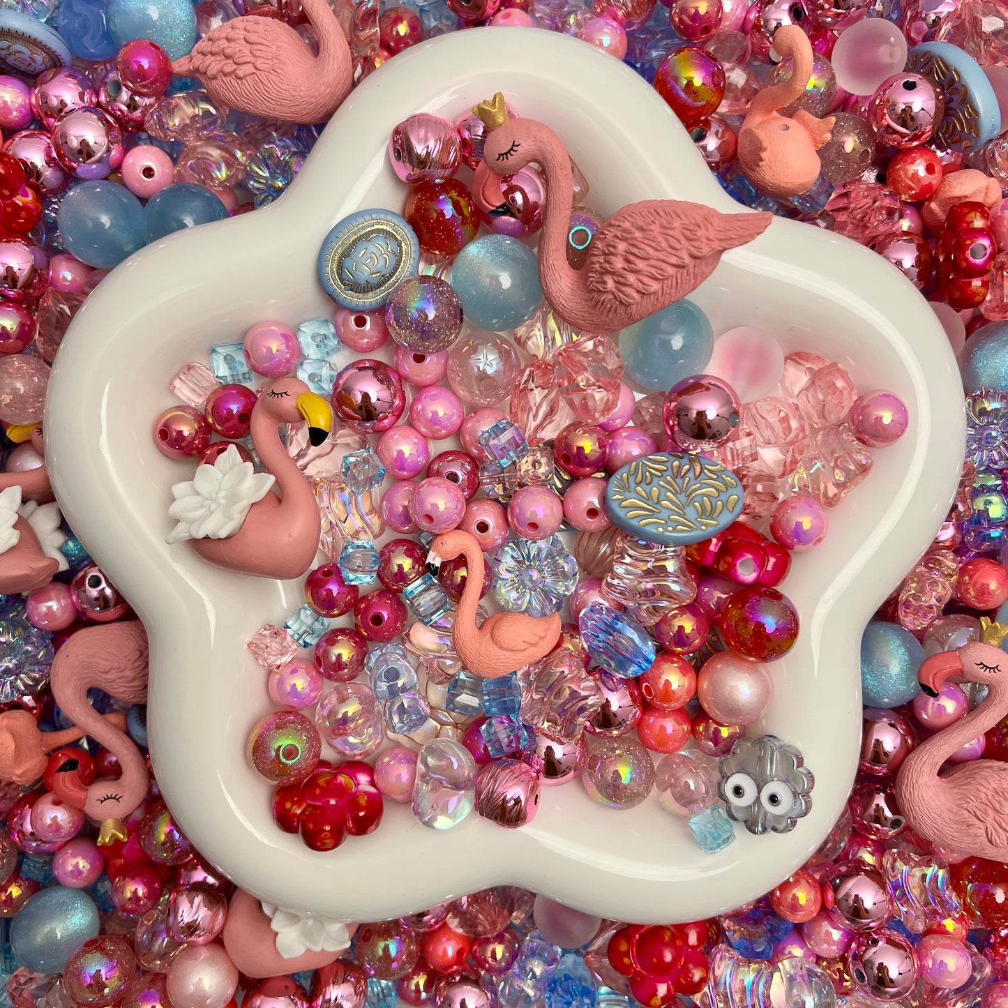 Pink Flamingo Beads