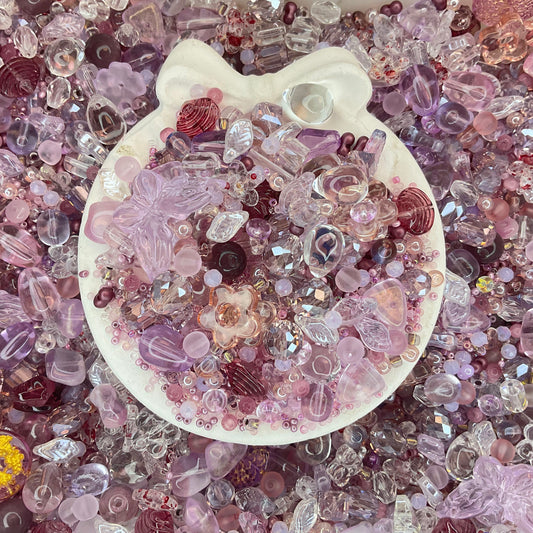 Purple Mist Glass Beads