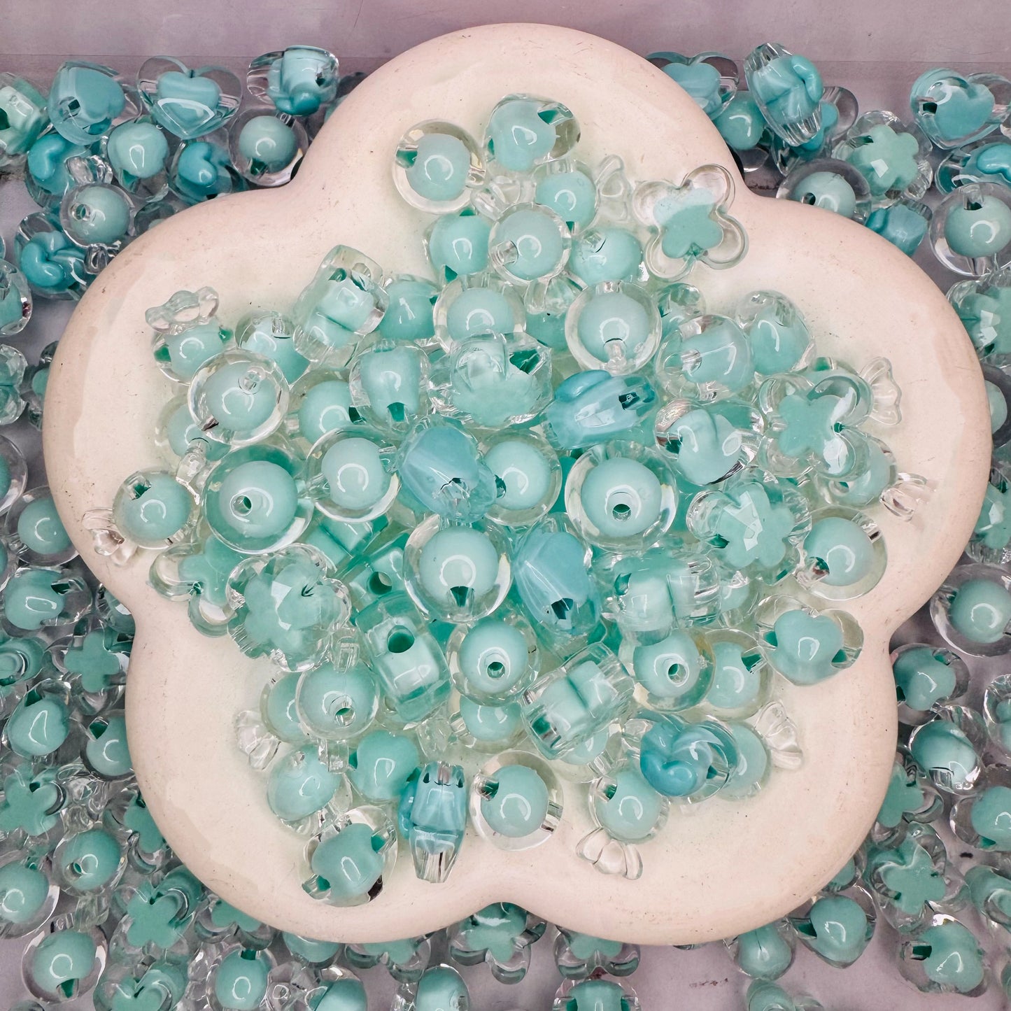 Bead-within-a-bead beads