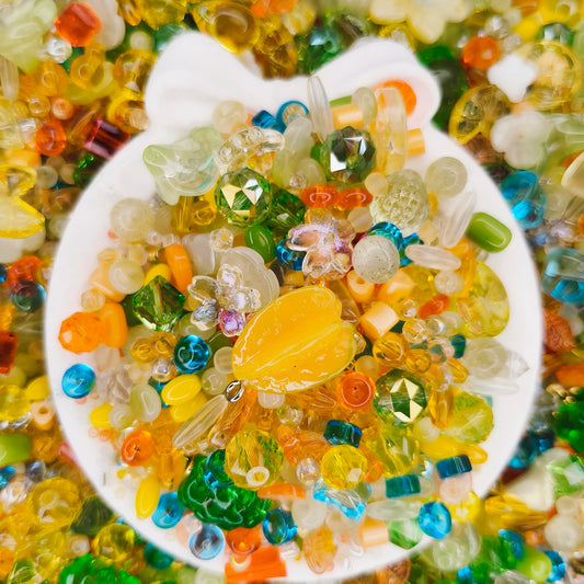 Tropical Fruit Platter glass beads