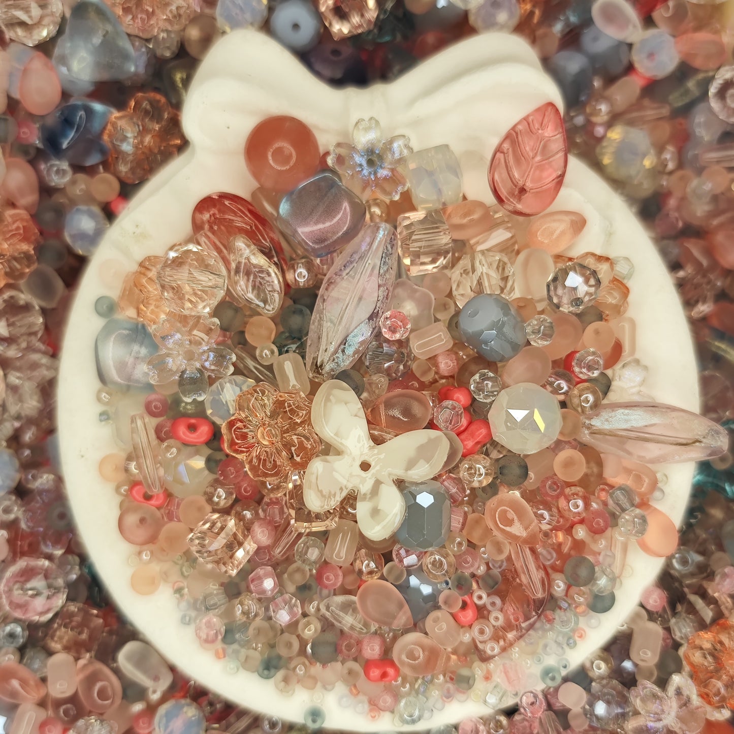 Caramel Amber glass beads