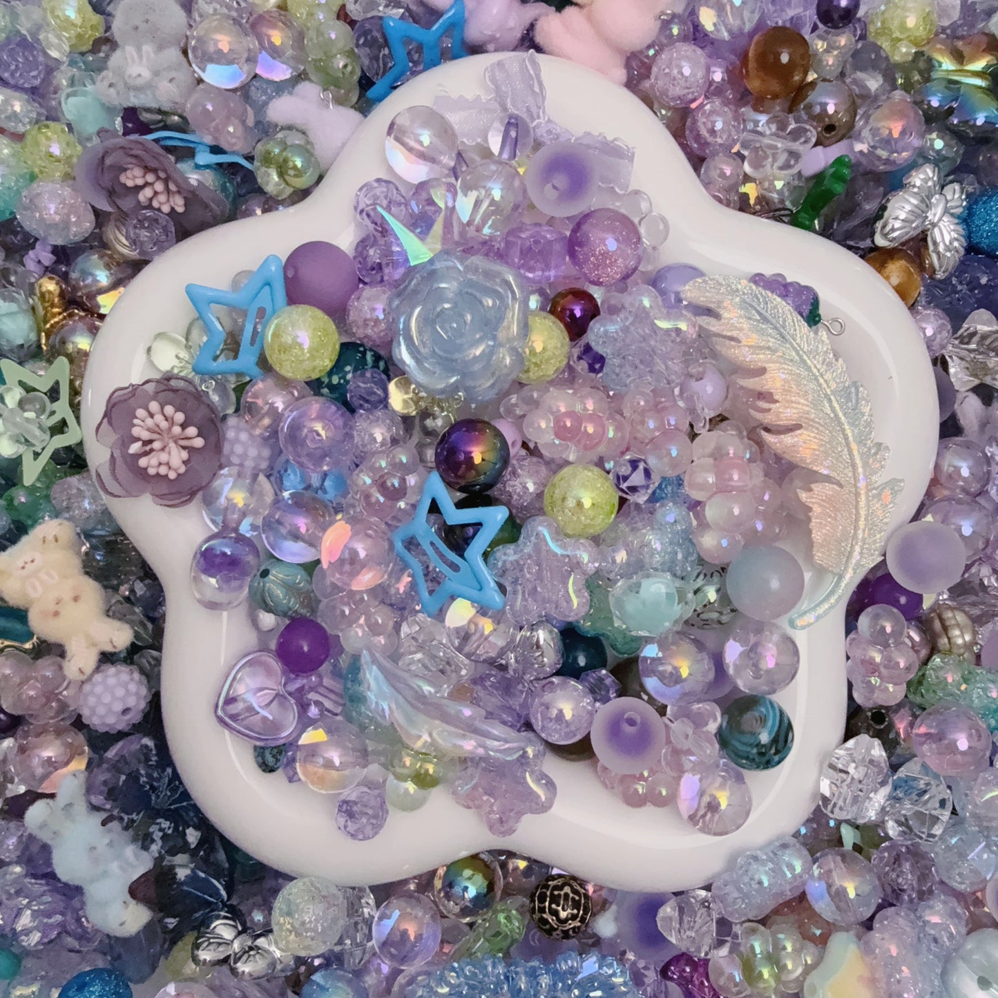 Lavender Haze Beads