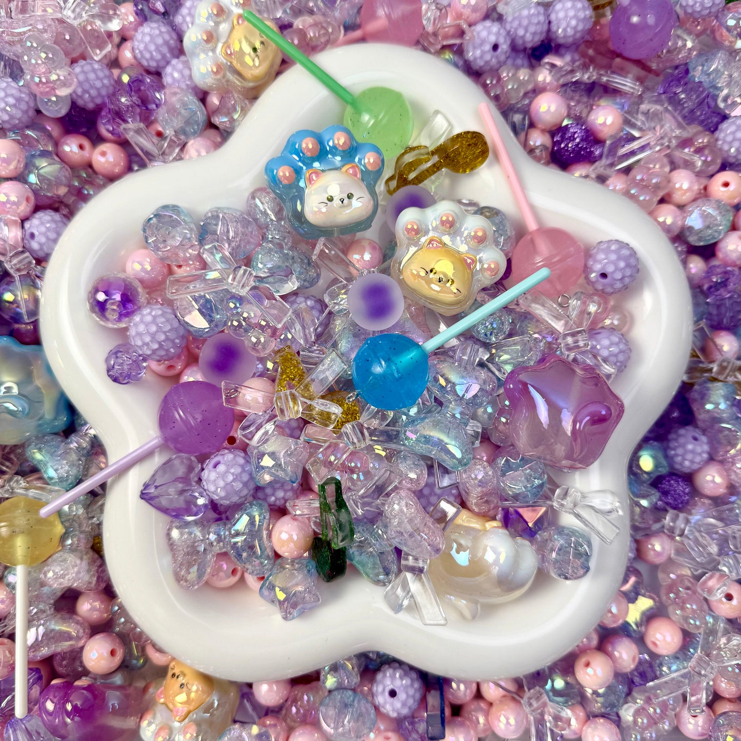 Candy Cat Paws Beads