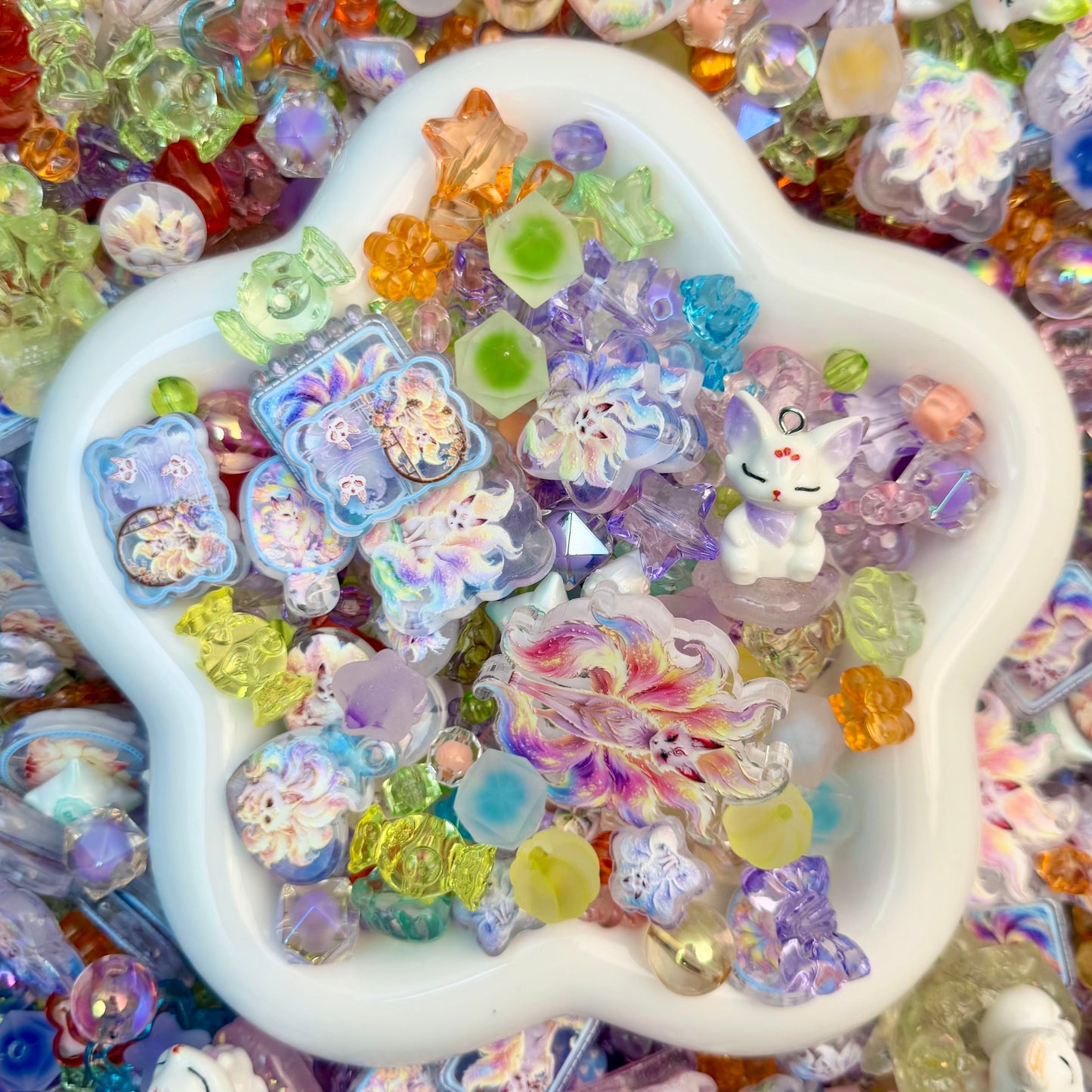 Nine-tailed fox Beads