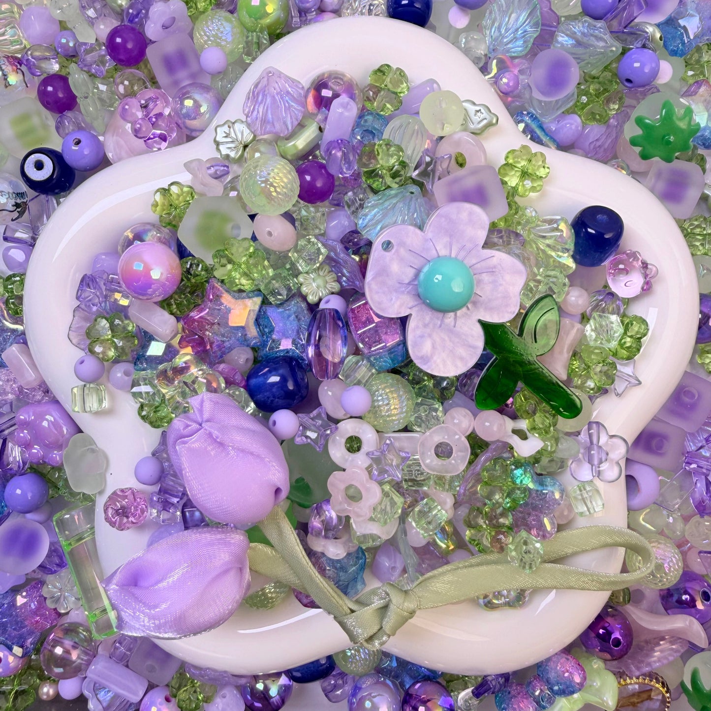 Lavender Ivy  Beads
