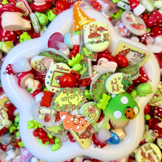 Mushroom Forest Beads
