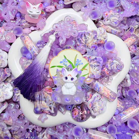 Amethyst Fox Sprite Beads