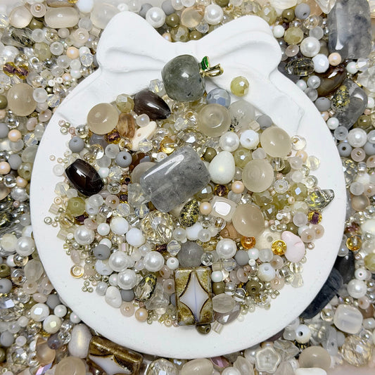 Misty Mellow Glass Beads