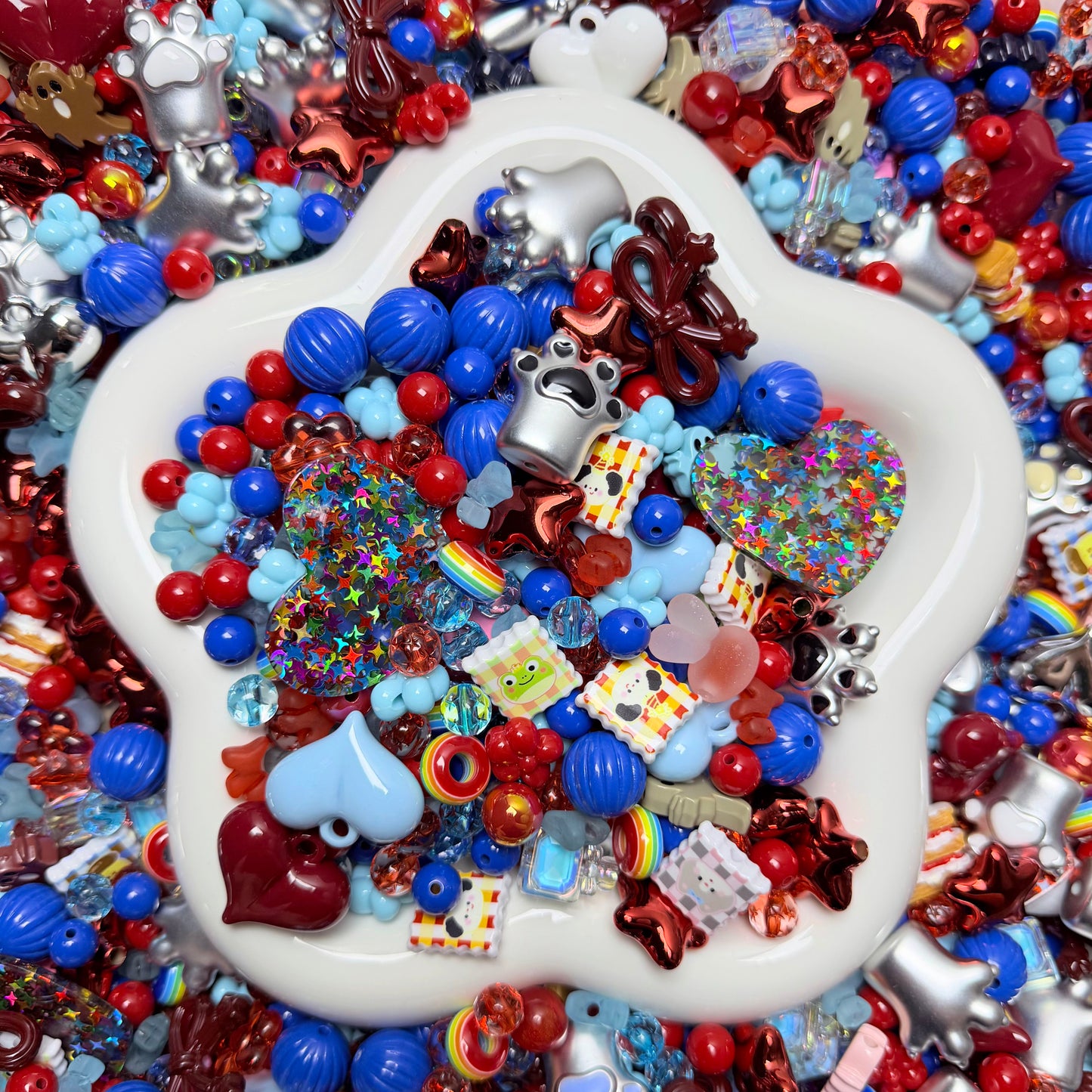 Limpid Blue Beads