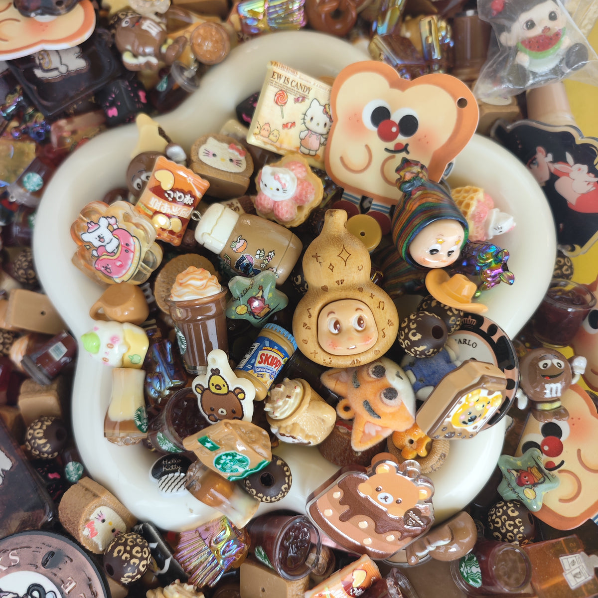 Beads featuring various IP characters（Live does not show）