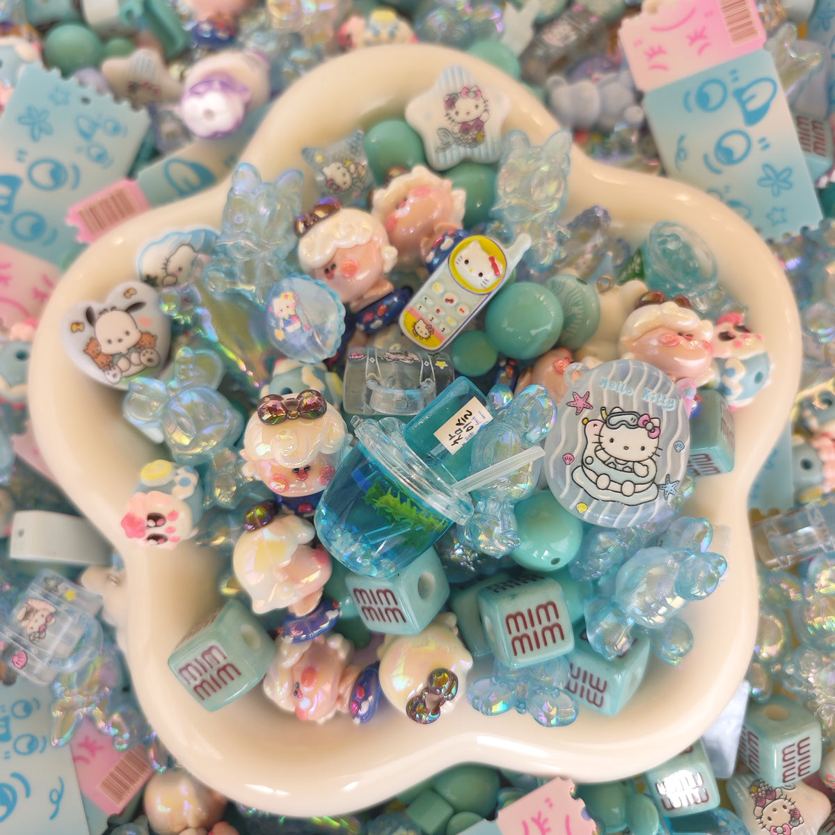 Beads featuring various IP characters（Live does not show）