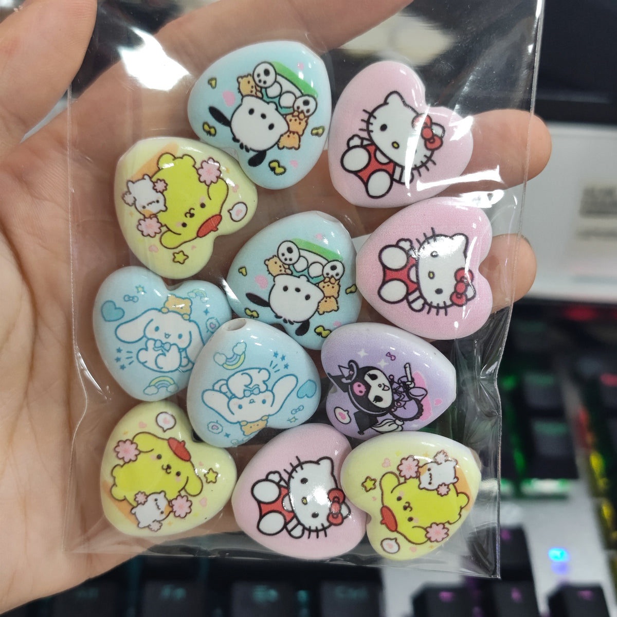 Beads featuring various IP characters（Live does not show）3
