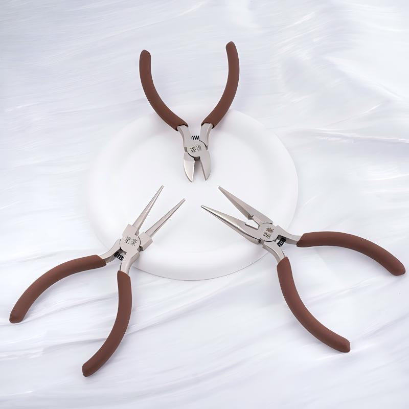 Mini 3 Pliers+Jewelry Findings Jewelry Making DIY SET