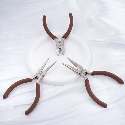 Mini 3 Pliers+Jewelry Findings Jewelry Making DIY SET