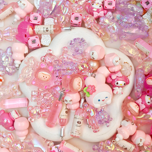pink Theme Beads
