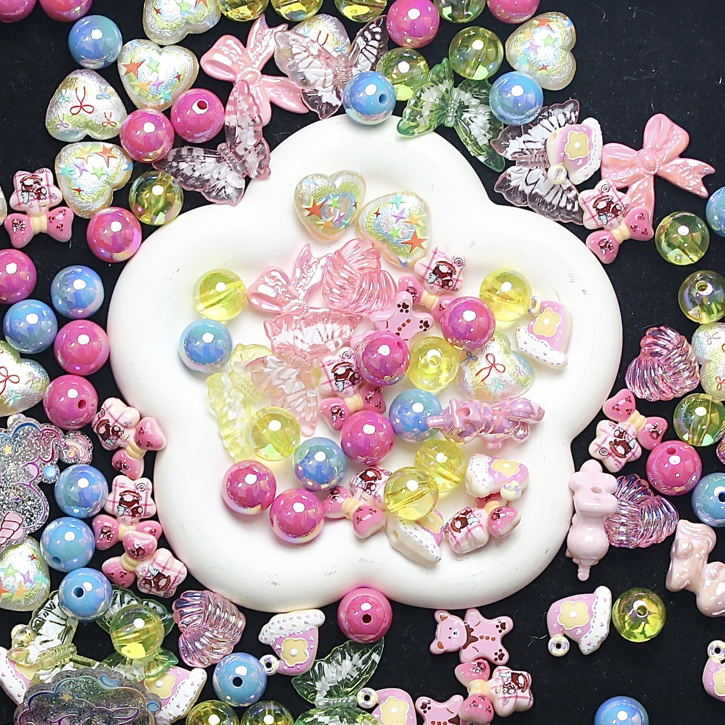 Live-stream mixed acrylic bead sale