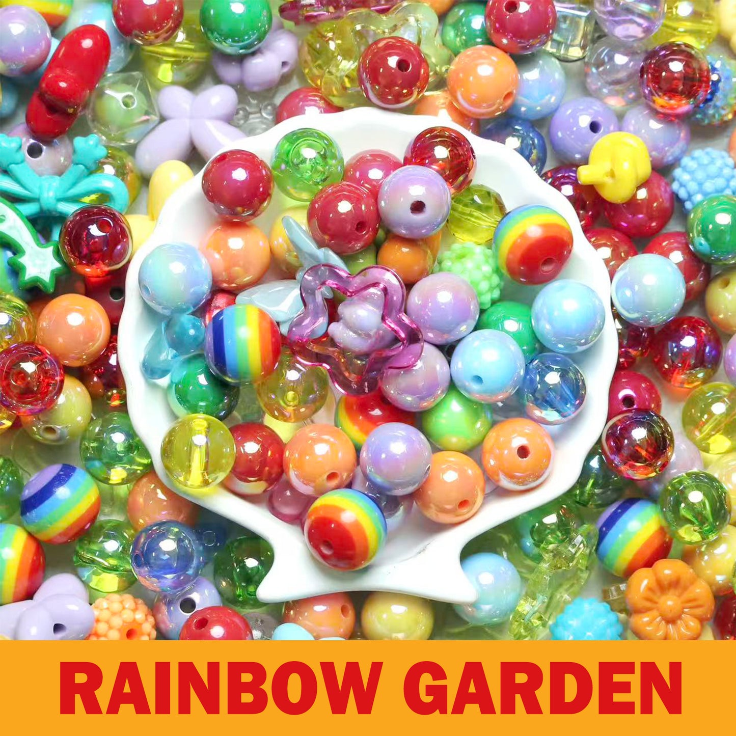Rainbow Garden Beads