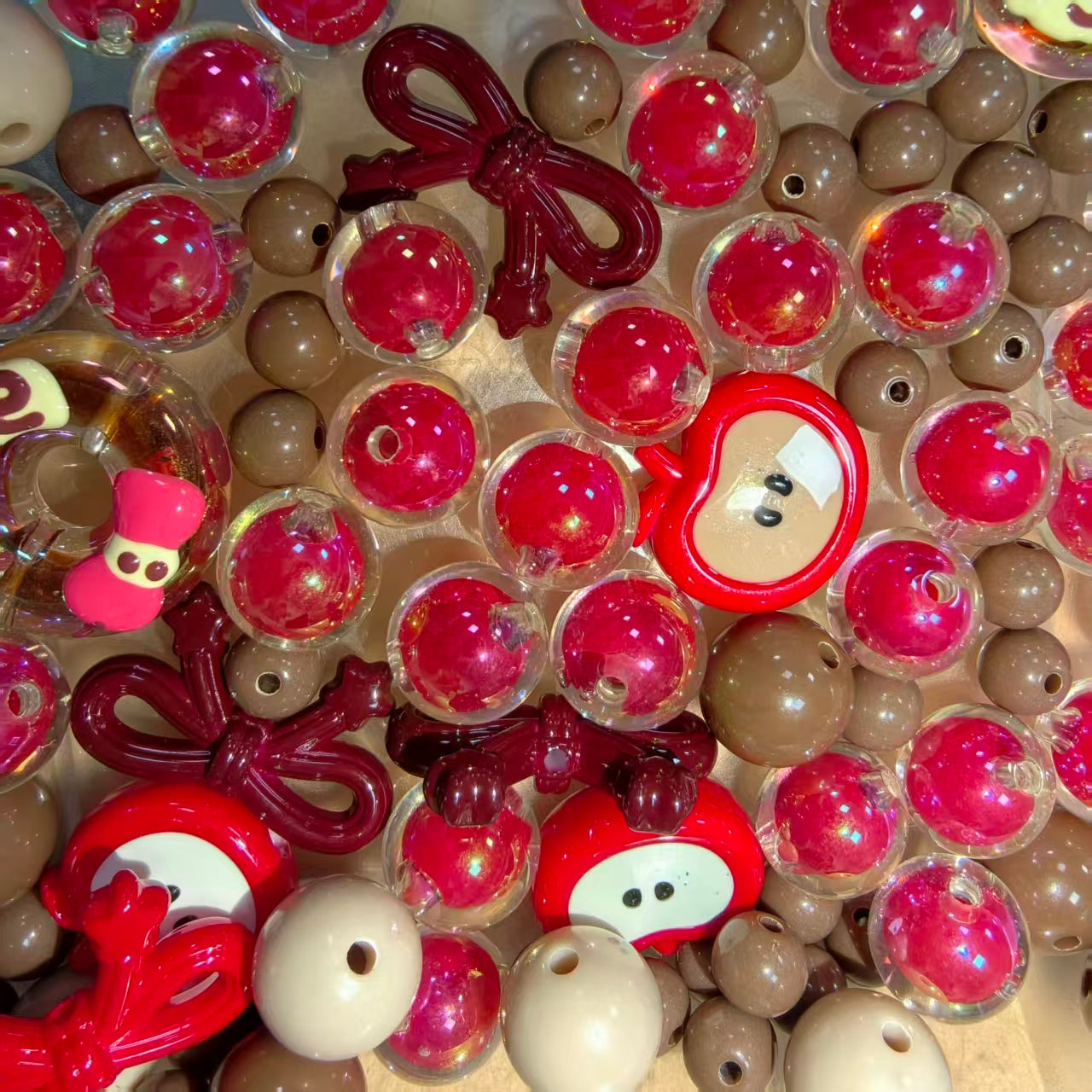 Live-stream mixed acrylic bead sale