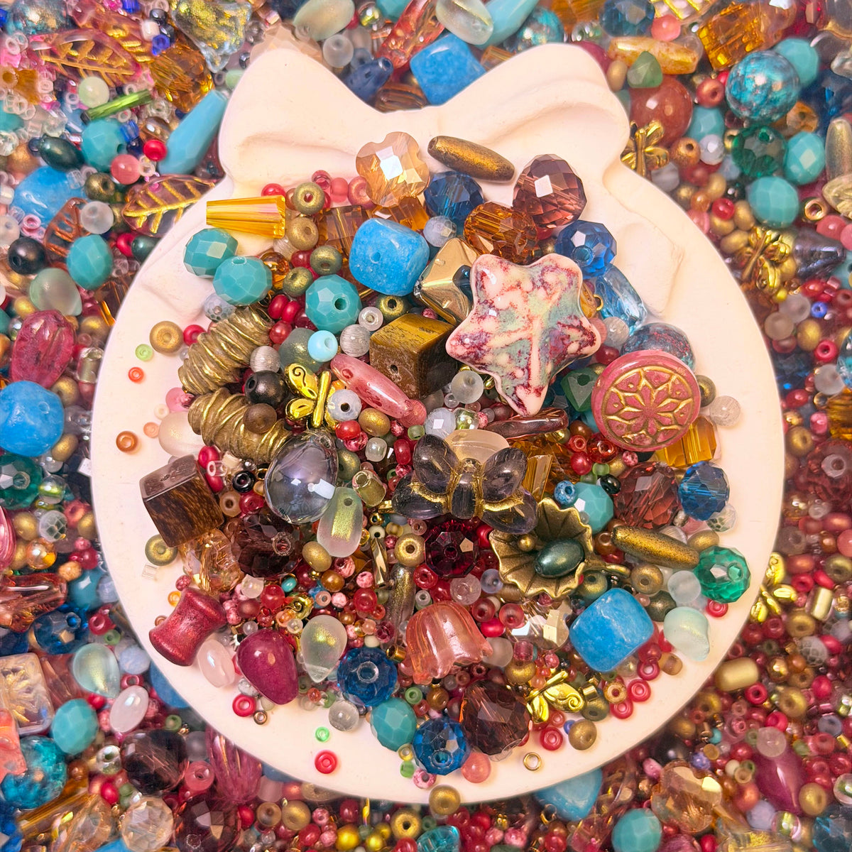 zodia glass beads