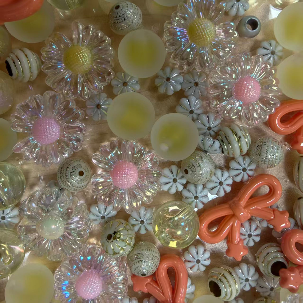 Live-stream mixed acrylic bead sale