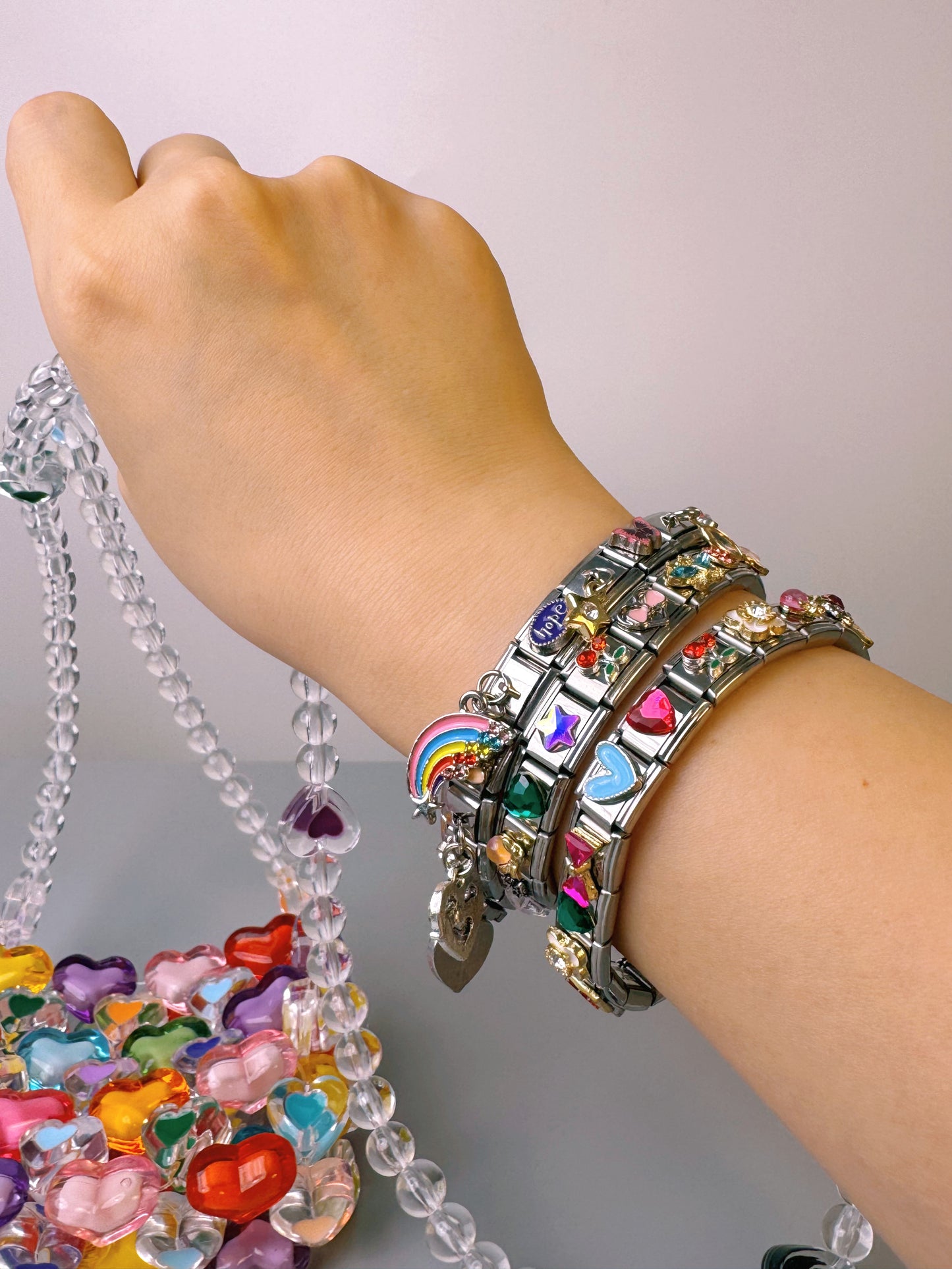 Diy Italian Charm Bracelet Sliver