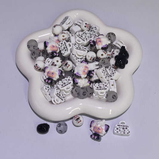 Black and white Theme Beads