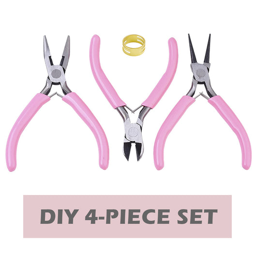 Mini 3 Pliers+Jewelry Findings Jewelry Making DIY SET