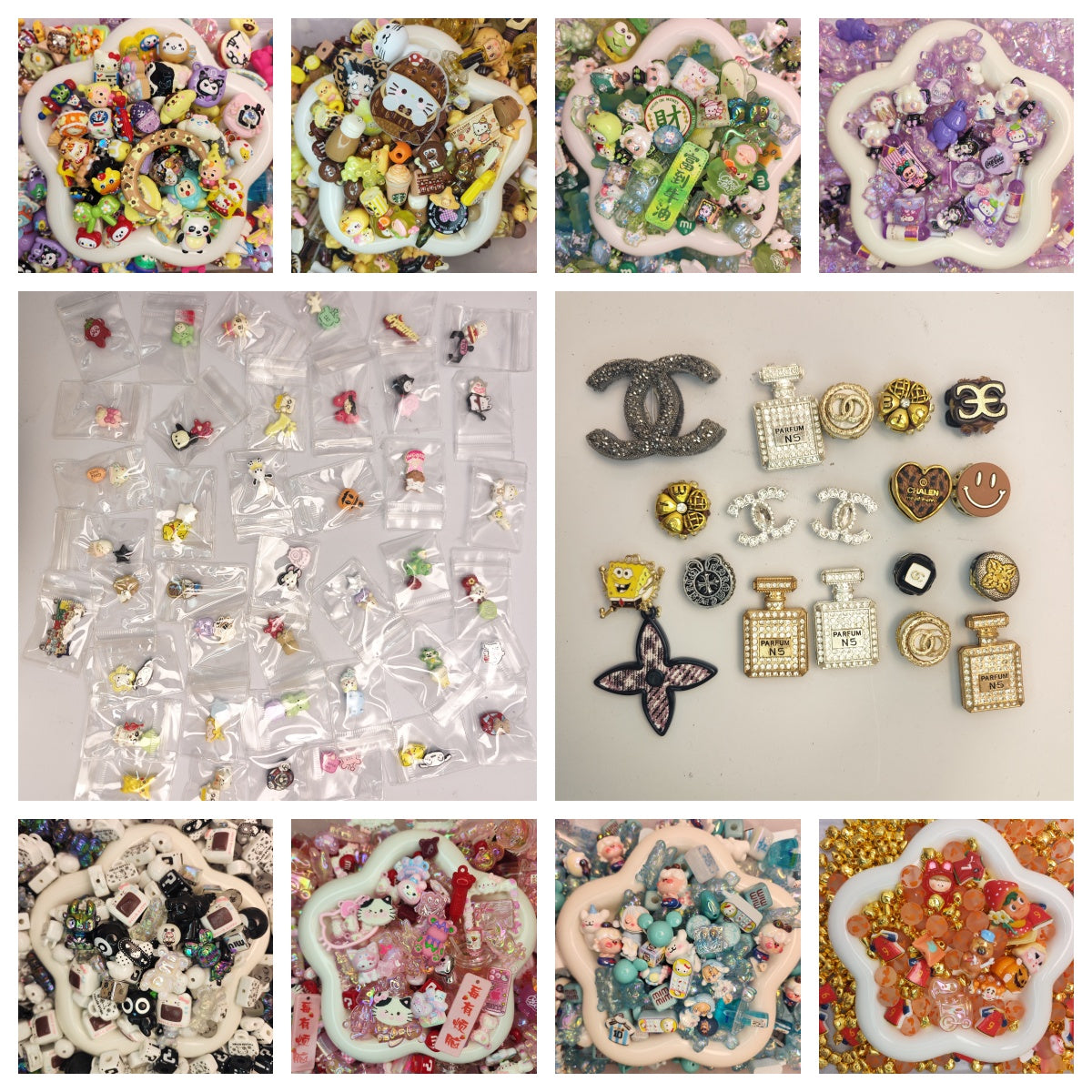 Beads featuring various IP characters（Live does not show）