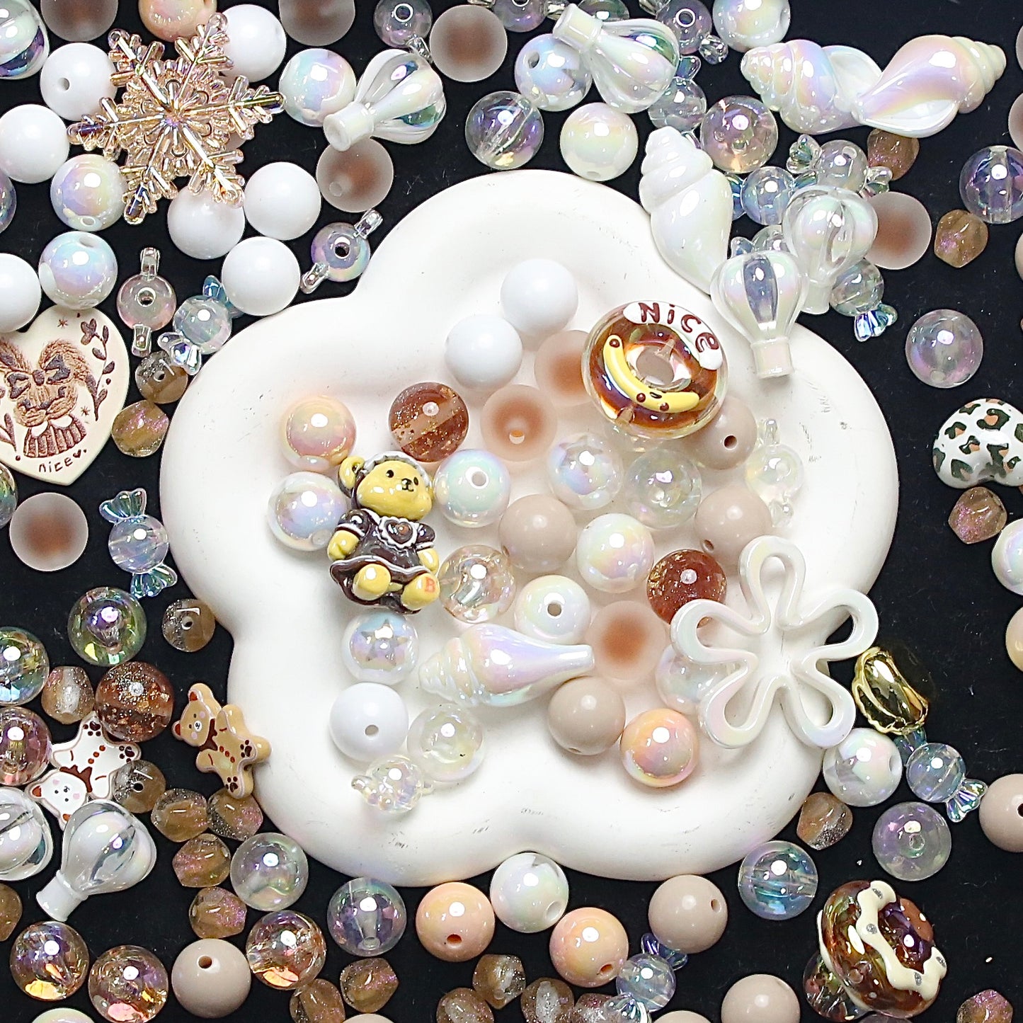 Live-stream mixed acrylic bead sale