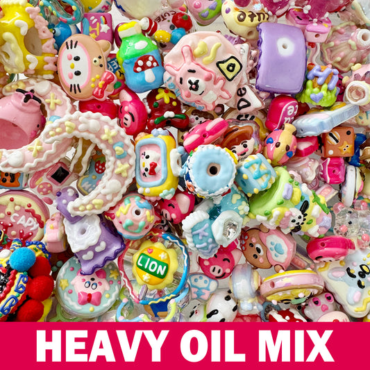 Heavy Oil Hand-painted Beads
