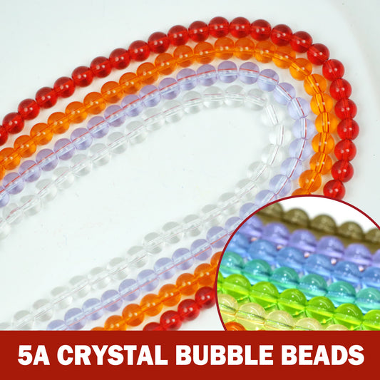 5A Crystal Bubble Beads