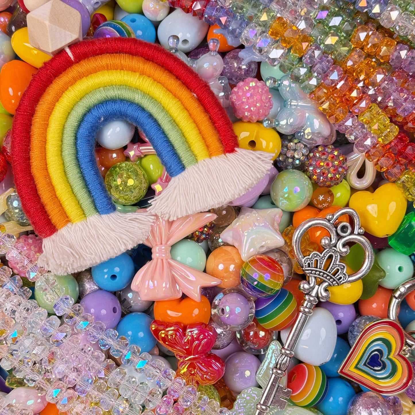 🌈Rainbow Garden beads - Open in live