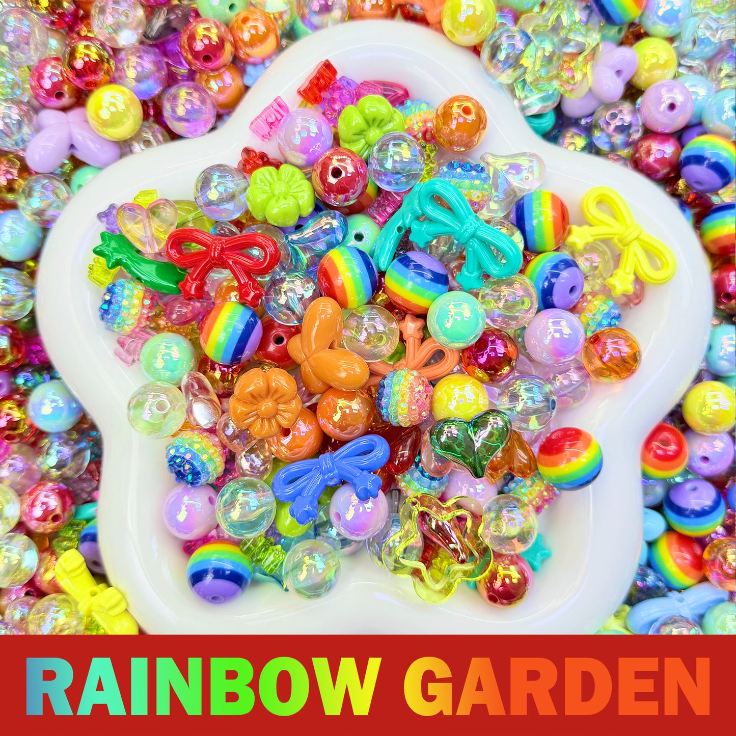 Rainbow Garden Beads