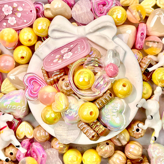 white rabbit Beads