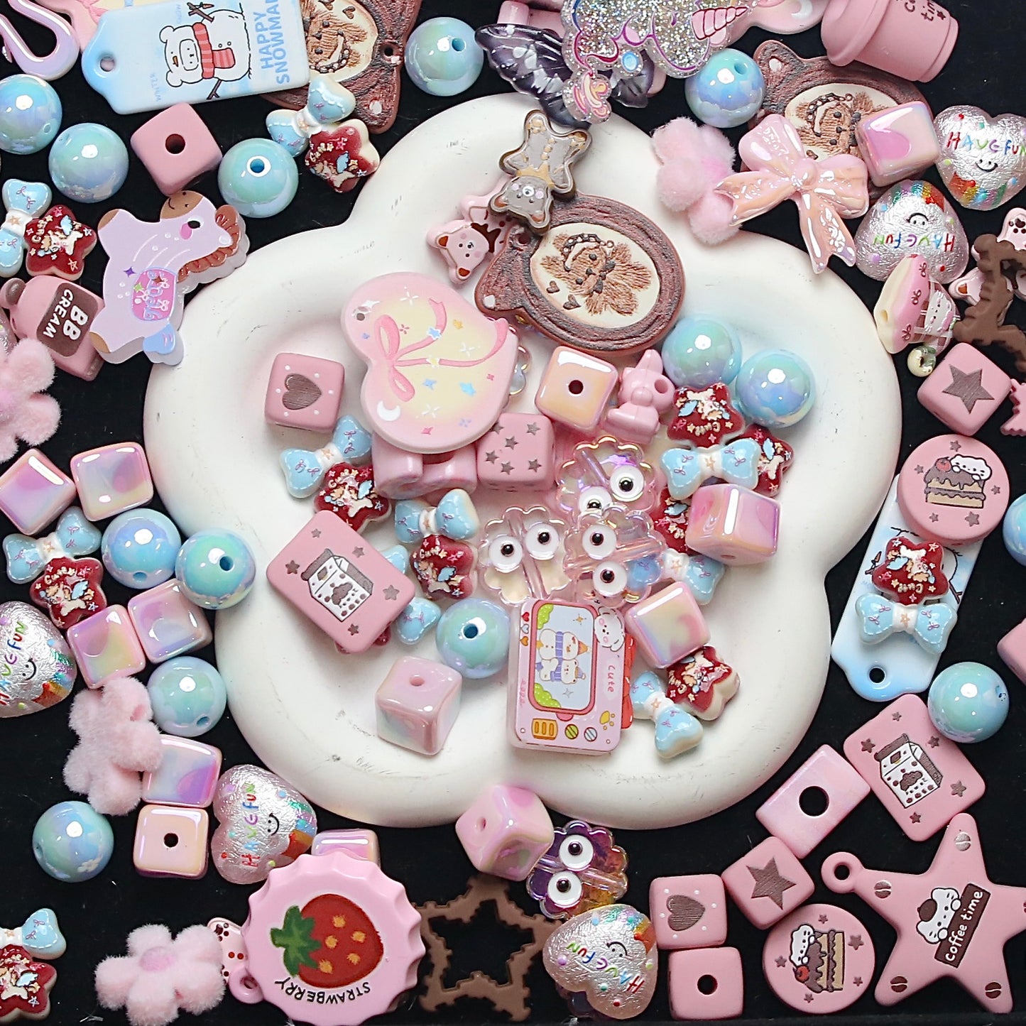 Live-stream mixed acrylic bead sale
