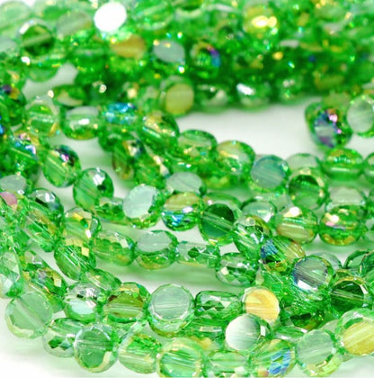 Crystal glass beads (wheel /round and other beads) Beadss Blind Bag