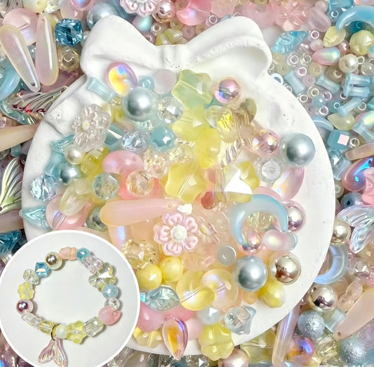 Macaron Mermaid Princess-HighQuality Pearl-Like crystal beads