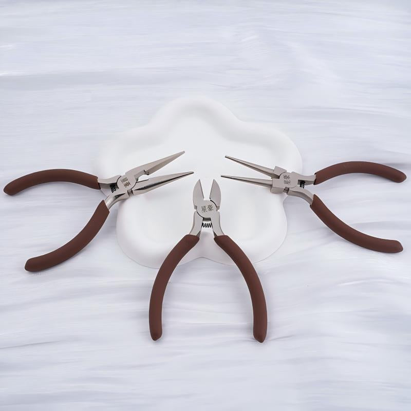 Mini 3 Pliers+Jewelry Findings Jewelry Making DIY SET