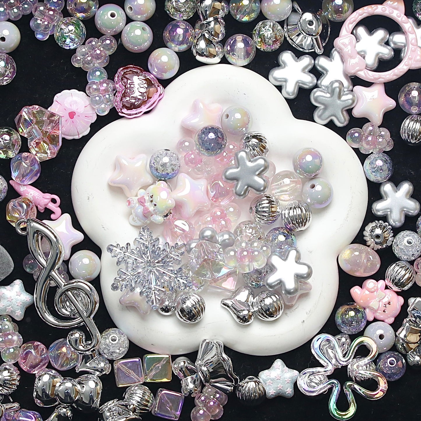 Live-stream mixed acrylic bead sale