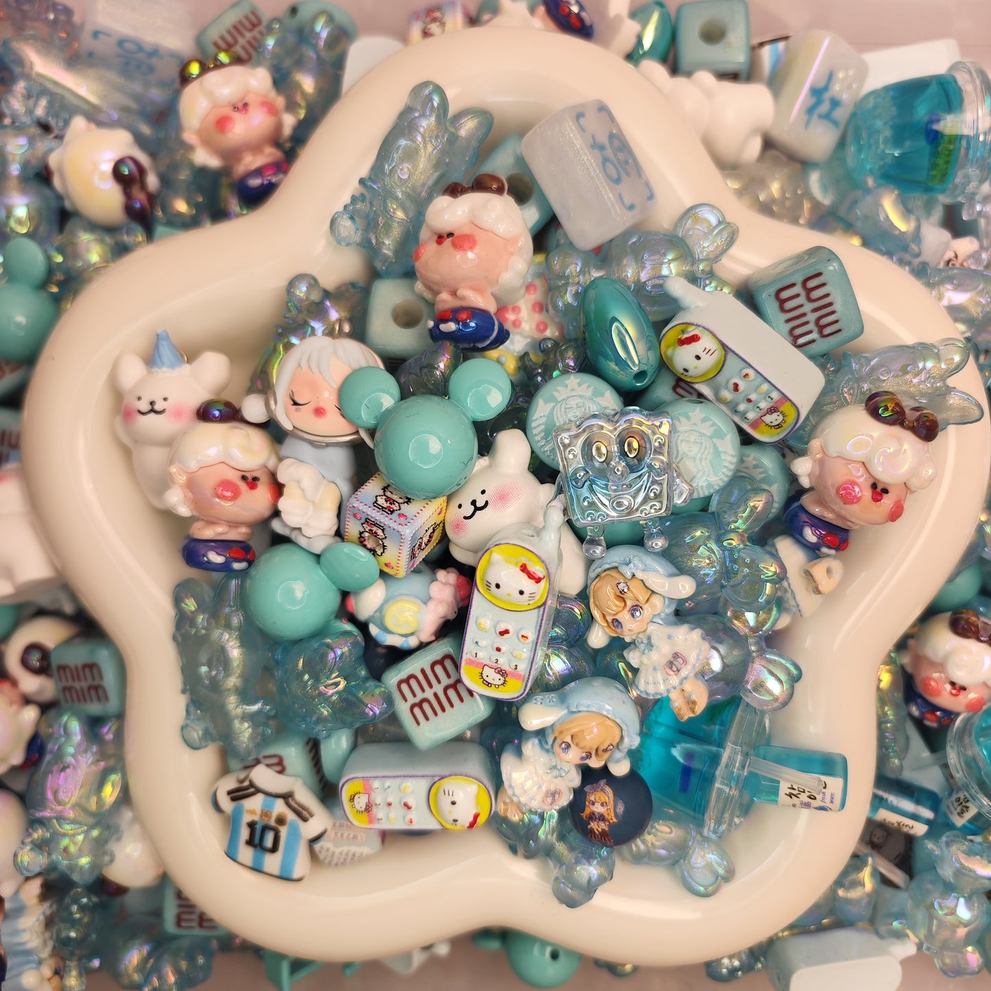 Beads featuring various IP characters（Live does not show）